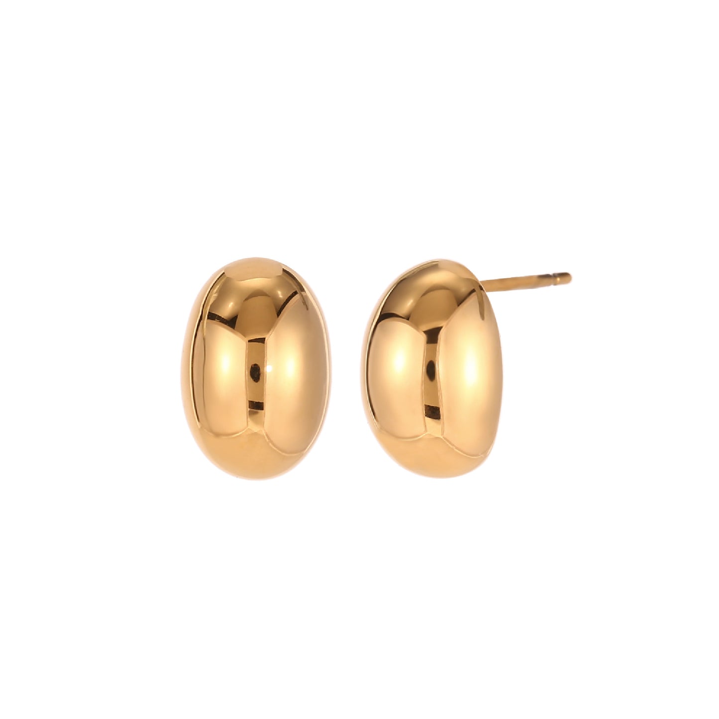 Pendientes mini gota de Bottega Veneta estilo old money en acero hipoalergénico plateado o dorado y son resistentes al agua. Son los pendientes de gota de maria pombo y hailey bieber. Gold or silver plated stainless steel drop earrings