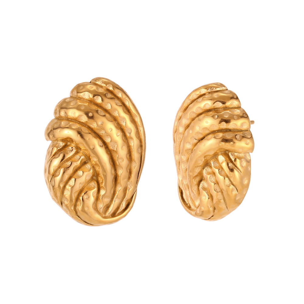 PENDIENTES GRANDES de nudo o lazo
ESTILO VINTAGE. Son de acero hipoalergénico resistente al agua y bañado en oro. Diseño similar a los pendientes de de maria pombo por agatha paris