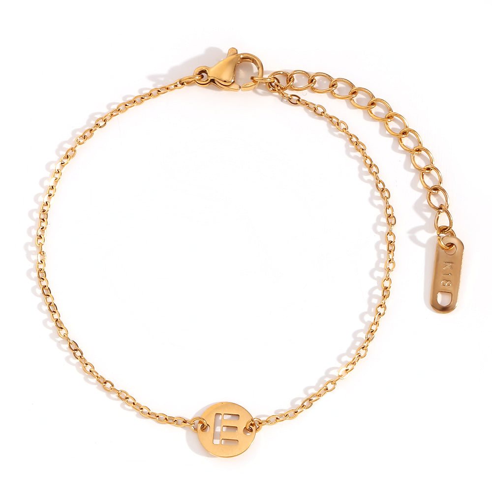 Pulsera Letra WATERPROOF (dorado y plateado)