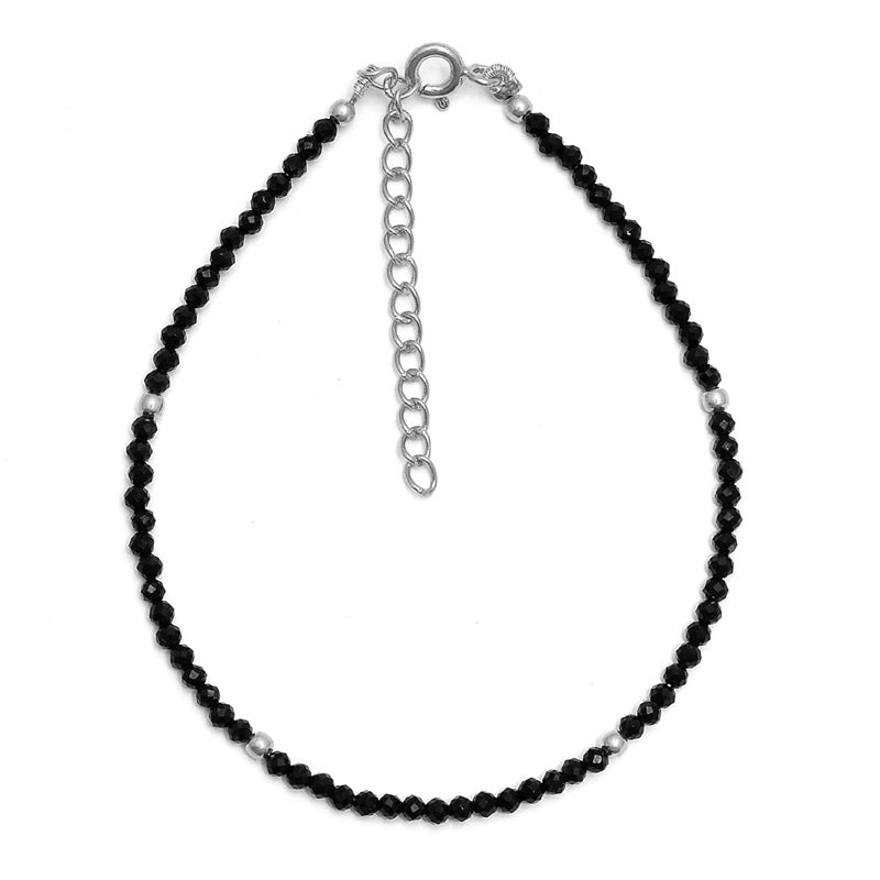 pulsera de minerales o piedra natural color azul klein o lapislazuli confeccionada en plata de ley con baño de oro 18 kilates y que se puedes personalizar con la inicial para regalo