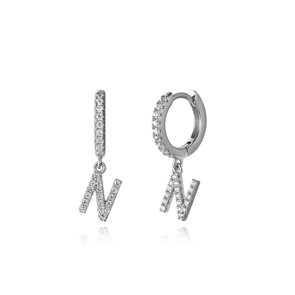 PRE-ORDER Letter Earrings (Silver)