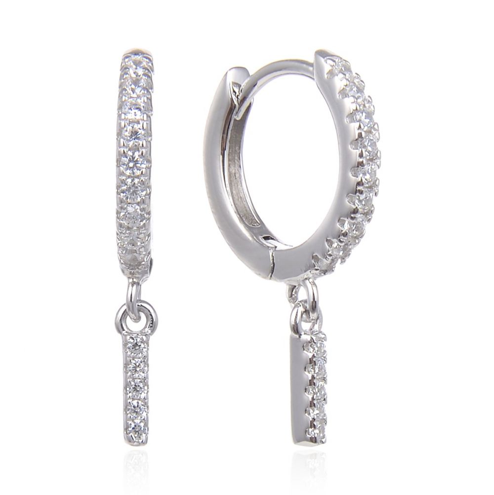 PRE-ORDER Letter Earrings (Silver)