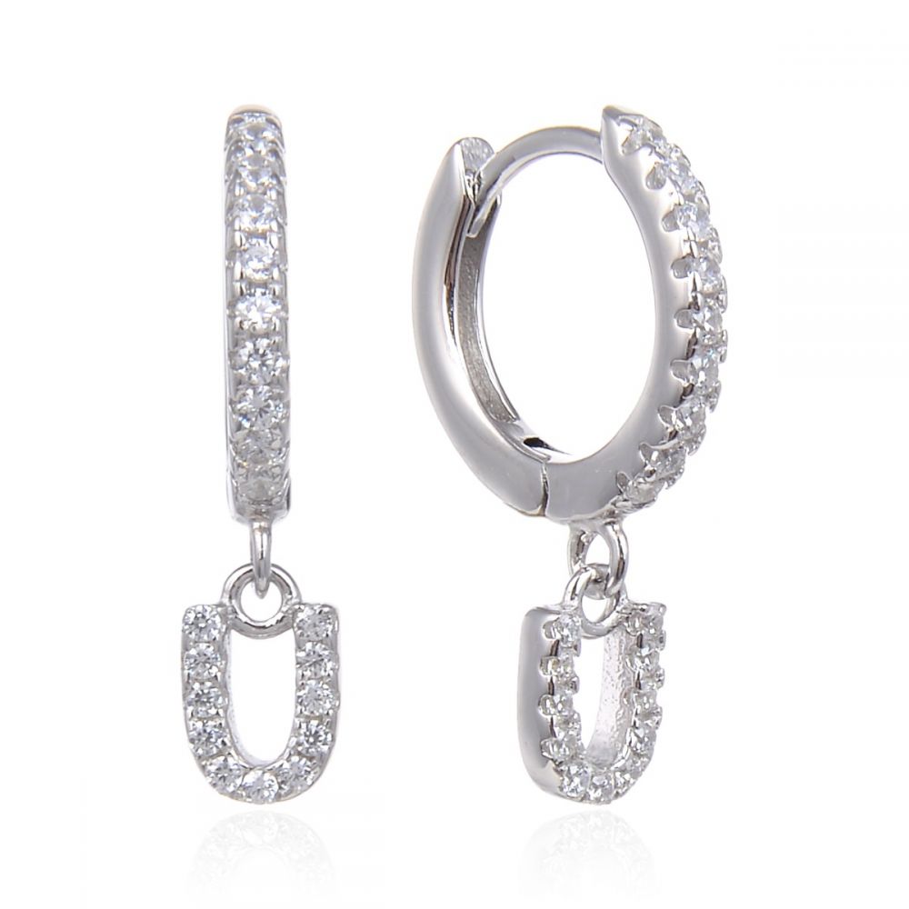PRE-ORDER Letter Earrings (Silver)