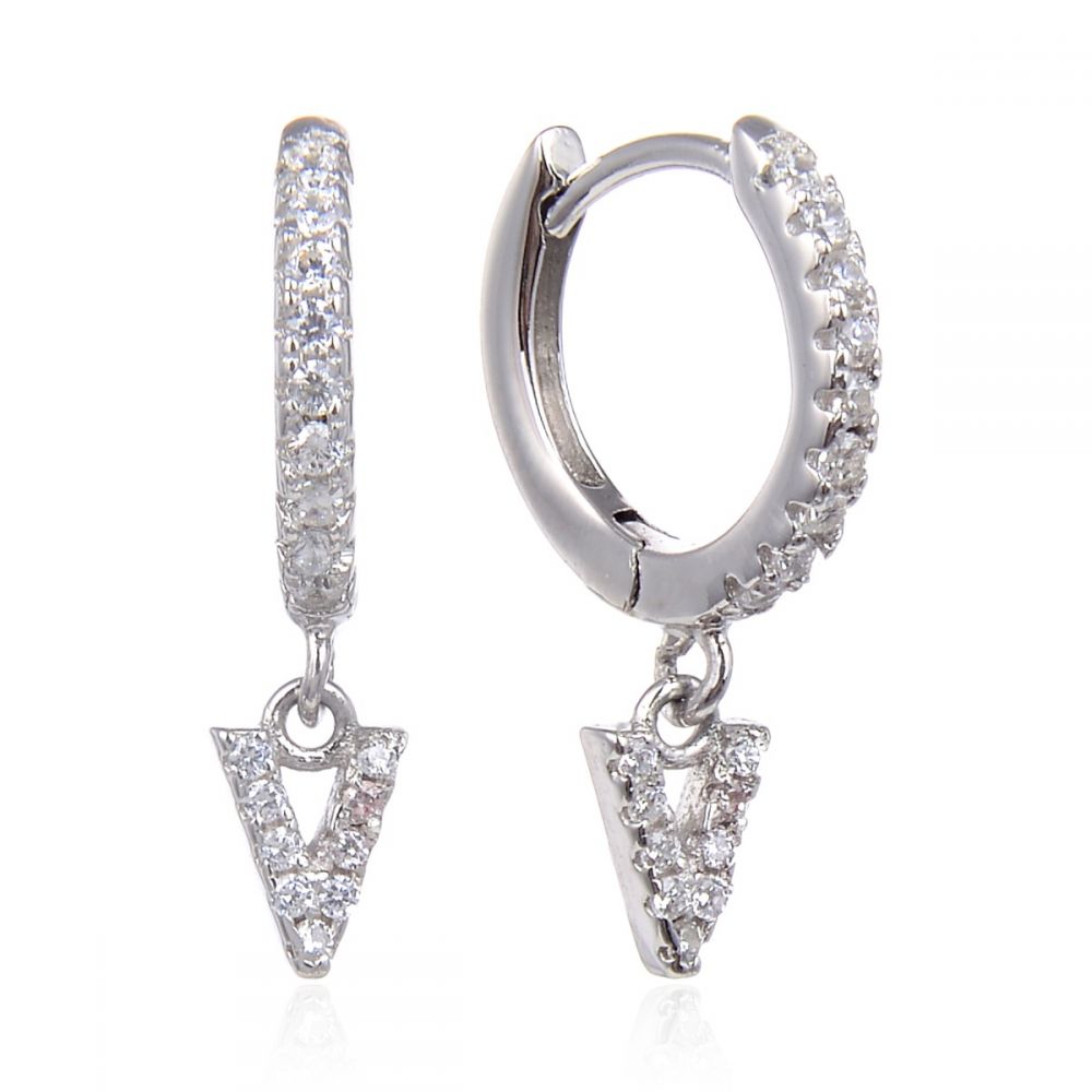 PRE-ORDER Letter Earrings (Silver)