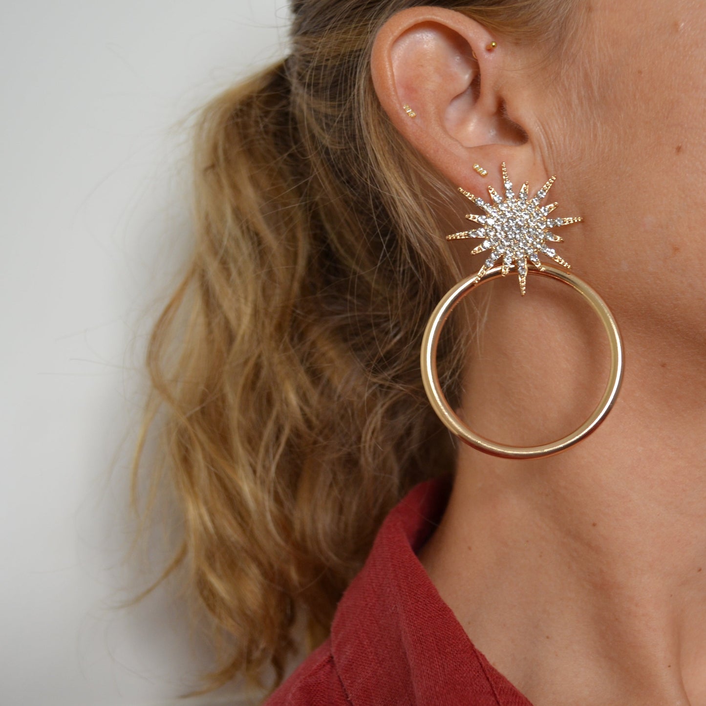 WATERPROOF Ball Piercing (steel and gold)