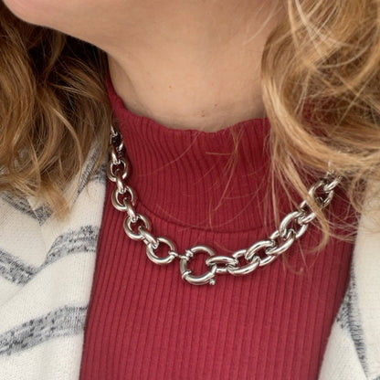 Collar Joan WATERPROOF (acero y dorado)