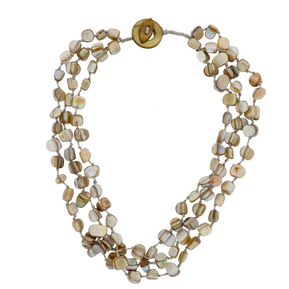 Donut Marble long necklace (4 colors)