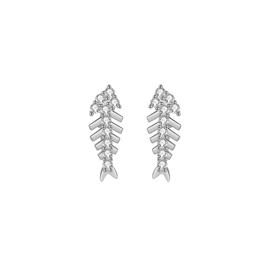 pendientes para verano de RASPA DE PEZ. Son perfectos para piercing y el material es de plata de ley con baño de oro 18 kilates. gold plated sterling silver sunglasses earrings