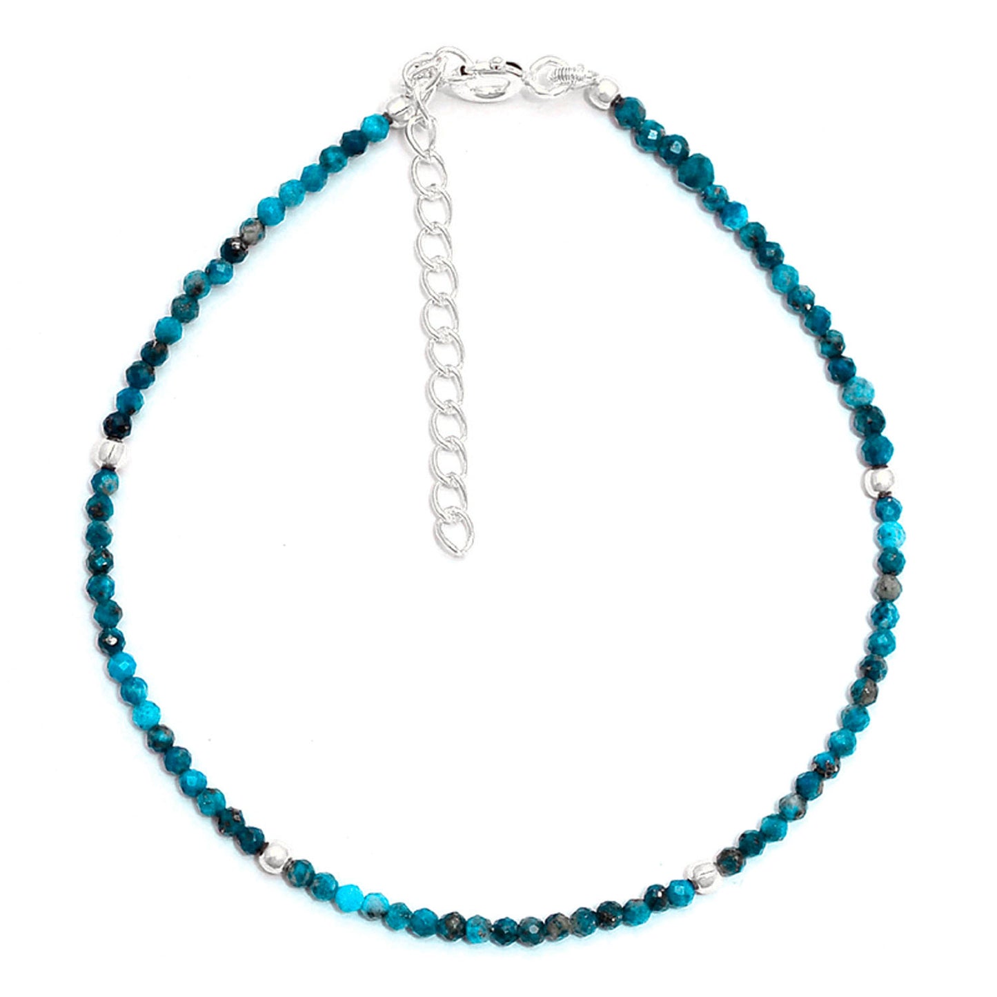 pulsera de minerales o piedra natural color azul klein o lapislazuli confeccionada en plata de ley con baño de oro 18 kilates y que se puedes personalizar con la inicial para regalo