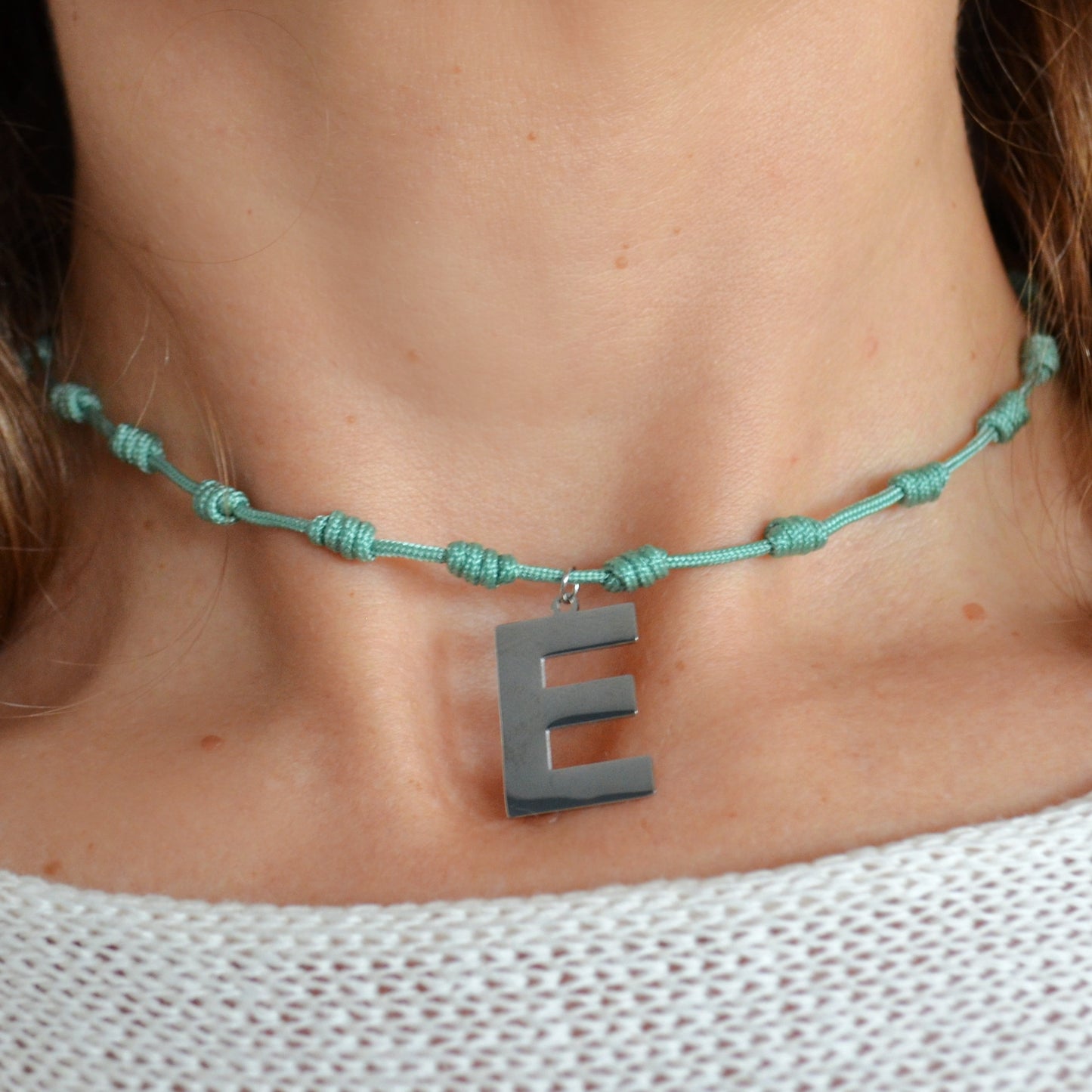 Collar nudos Maxi letra WATERPROOF (12 colores)