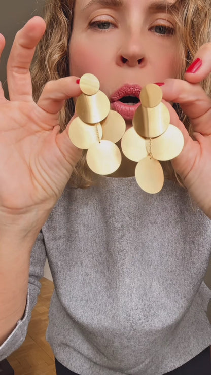 Pendientes Esferas 2 en 1 LIGEROS E HIPOALERGÉNICOS (2 colores)