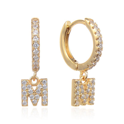 PRE-ORDER Letter Earrings (Gold)