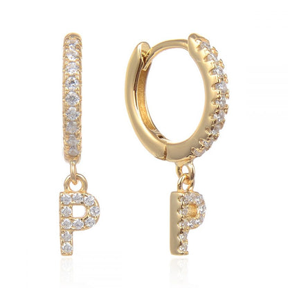 PRE-ORDER Letter Earrings (Gold)