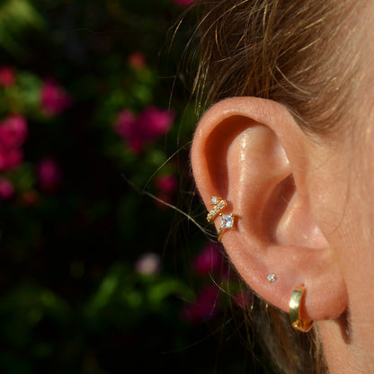 Ear cuff Centello (oro y plata)