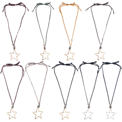 Star long necklace (5 colors)