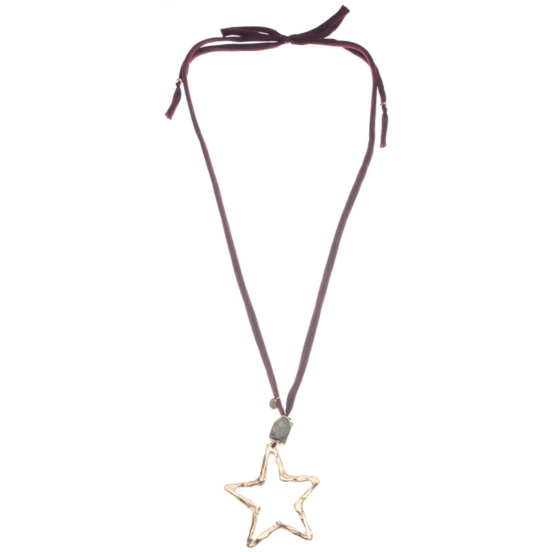 Star long necklace (5 colors)