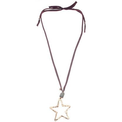 Star long necklace (5 colors)
