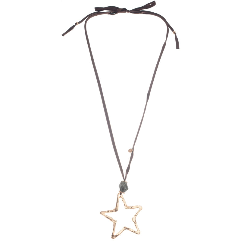 Star long necklace (5 colors)