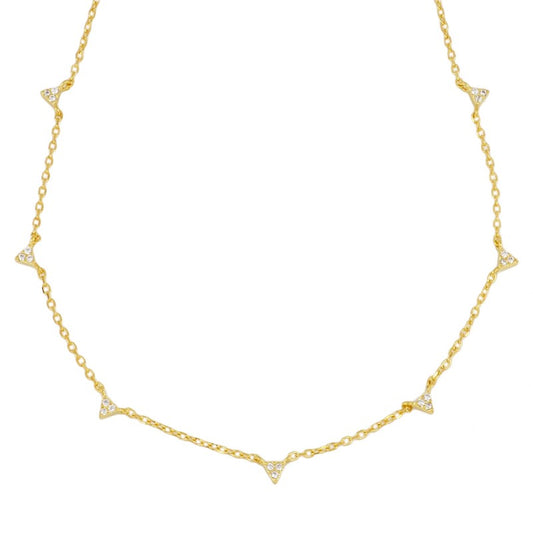 Gargantilla Tokio (plata y oro)
