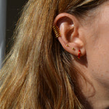 ear cuff o pendiente falso con aritos para poner en el cartílago de la oreja tipo helix