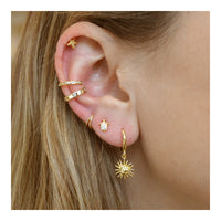 Piercing Estrella de mar (plata y oro)