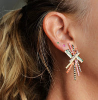 Brilliant micro earrings COLOR